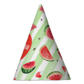 1つメロン、サマーフルーツガール誕生日 パーティーハット (右)