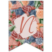 1つメロン – 夏の雰囲気誕生日 バンティングフラッグ (第3の旗)