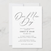 1つモダン以上のリハーサルディナー招待状 招待状 (正面)