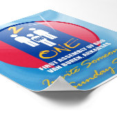 1つ上に2つ ポスター (角)