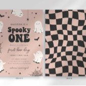 1つ不気味の最初の誕生日招待状の最初のブデイ 招待状