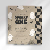 1つ不気味の最初の誕生日招待状の最初のブデイ 招待状