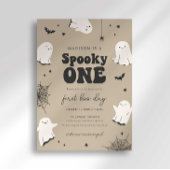 1つ不気味の最初の誕生日招待状の最初のブデイ 招待状