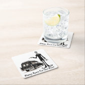 1つ以上の紙コースターの部屋 スクエアペーパーコースター (インサイチュ)