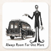 1つ以上の紙コースターの部屋 スクエアペーパーコースター (正面)