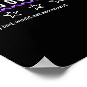 1つ星の薬剤過量投与認識度戦おもしろい争 ポスター (角)