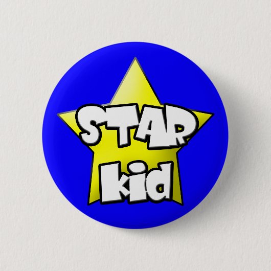 1つ星キッドボタン 缶バッジ (正面)