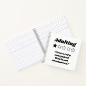 1つ星レビューの姦淫 ノートブック (内部)