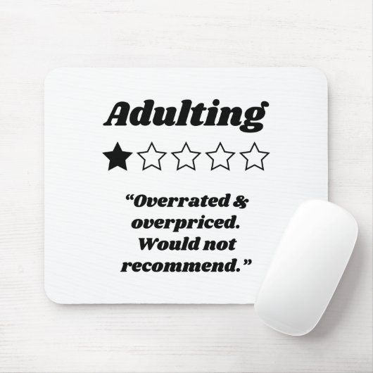 1つ星レビューの姦淫 マウスパッド (マウス)