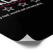 1つ星レーティング鎌状セル認識度おもしろい戦闘機 ポスター (角)