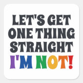 1つ真っ直ぐに言わせてもらおう スクエアシール (正面)