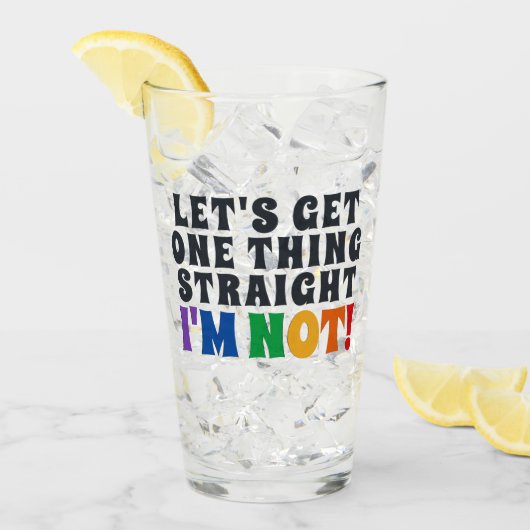 1つ真っ直ぐに言わせてもらおう タンブラーグラス (アイス正面)