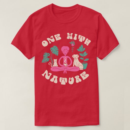 1つ自然 Tシャツ (デザイン正面)