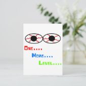 1つ… 多く… レベル… -充血した目 ポストカード (スタンド正面)