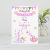 1とガーリー素晴らしい誕生日パーティー 招待状 (スタンド正面)