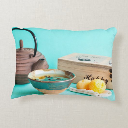 1のための茶 アクセントクッション (裏面)