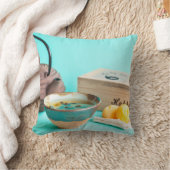 1のための茶 クッション (ブランケット)