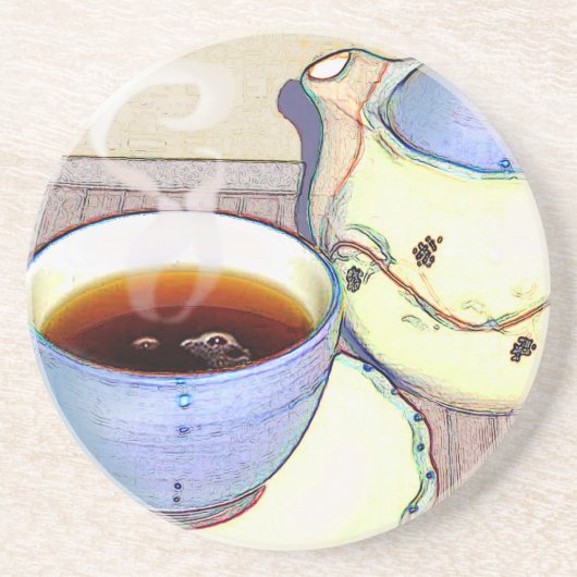 1のための茶 コースター (正面)