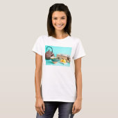 1のための茶 Tシャツ (正面フル)