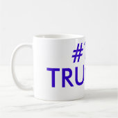 #1のトラック運転手 コーヒーマグカップ (左)