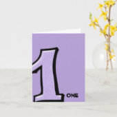 1のラベンダーのメモカード カード (黄色い花)