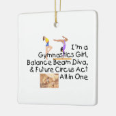 1の上の体操すべて セラミックオーナメント (左)