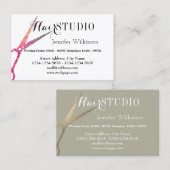 1の上品な優雅2 名刺 (正面/裏面)