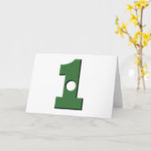 1の穴 カード (黄色い花)