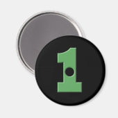 1の穴 マグネット (正面/裏面)