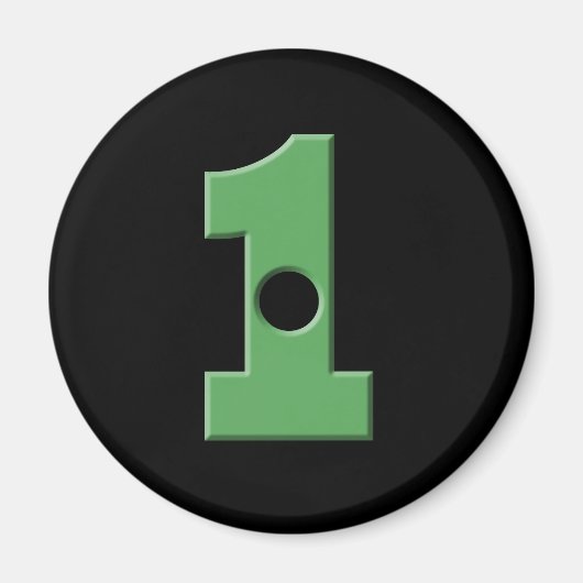 1の穴 マグネット (正面)