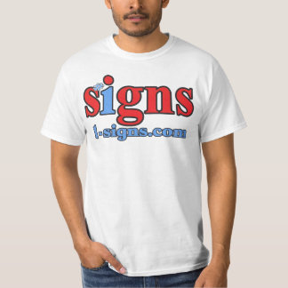 #1はTシャツに署名します Tシャツ