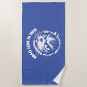 1を超えない ビーチタオル (正面)