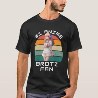 1アニメブロッツGaかわいいアニメファン Tシャツ