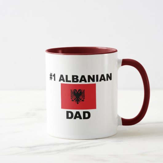 #1アルバニア人のパパ マグカップ (右)