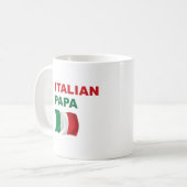 #1イタリア人のパパ コーヒーマグカップ (正面左)
