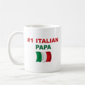 #1イタリア人のパパ コーヒーマグカップ (左)