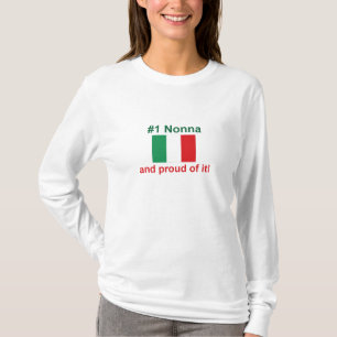 #1イタリア語Nonna (祖母) Tシャツ