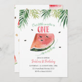 1インアメロンサマー誕生日招待状 招待状 (正面/裏面)