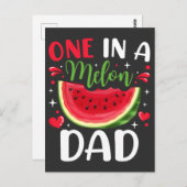 1インアメロンパパBデイパーティー ポストカード (正面/裏面)