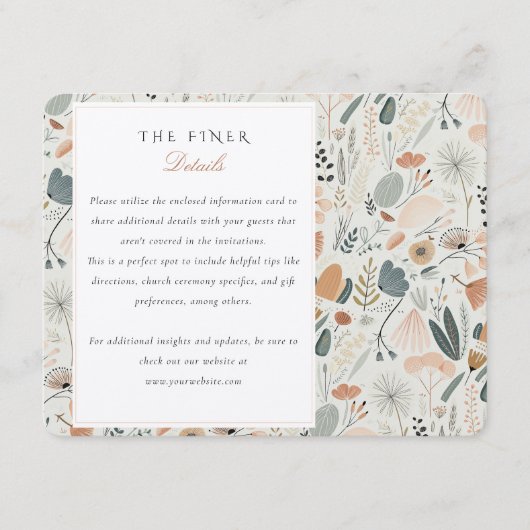 1エレガント世紀半結婚ばの情報 エンクロージャーカード (正面)