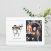 1エレガント写真の冬の挨拶クリスマス (スタンド正面)