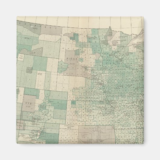 1エーカー当たりのオアツ マグネット (正面)