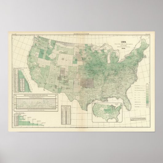 1エーカー当たりのトウモロコシ ポスター (正面)