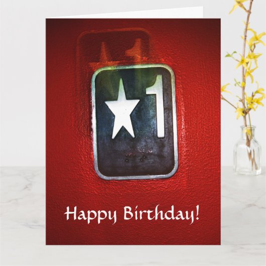 #1オールスター大きいカード カード (黄色い花)