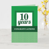 1カスタム年の一般社員記念日 カード (黄色い花)