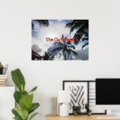 1カリブの月 ポスター (ホームオフィス)