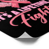 1カ月の生涯乳がん認識度 ポスター (角)