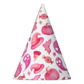 1ガーリー不気味歳の誕生日の名前パーティー パーティーハット (左)