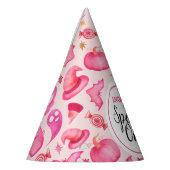 1ガーリー不気味歳の誕生日 パーティーハット (左)