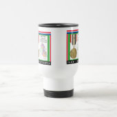 1キャンペーンスターイラク戦争退役軍人 トラベルマグ (中央)